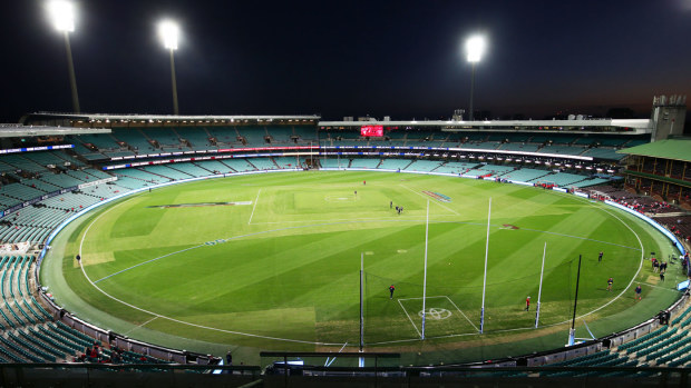 Aerial view of the SCG
