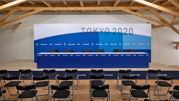 A general view of venue media centre