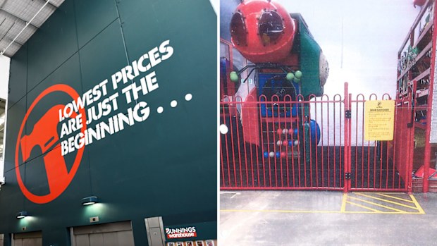 The playground area where Antonietta Giudice fell in 2016. 