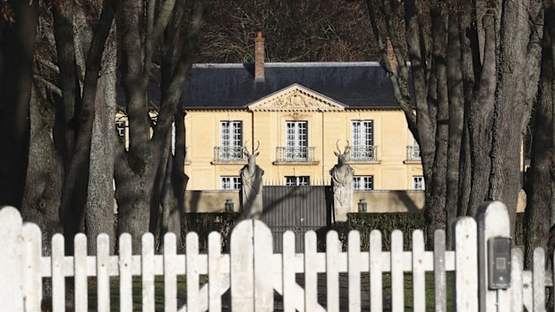 La Lanterne, a presidential residence in Versailles, outside Paris, is pictured Friday, Dec. 18, 2020 in Paris