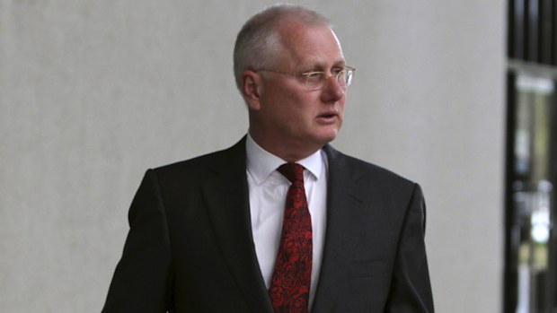 Bret Walker outside the High Court of Australia in 2012.