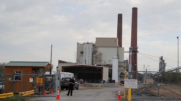 Greenidge Generation power plant now powers computer servers used for bitcoin mining.