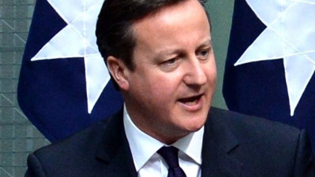 British Prime Minister David Cameron. (AAP)