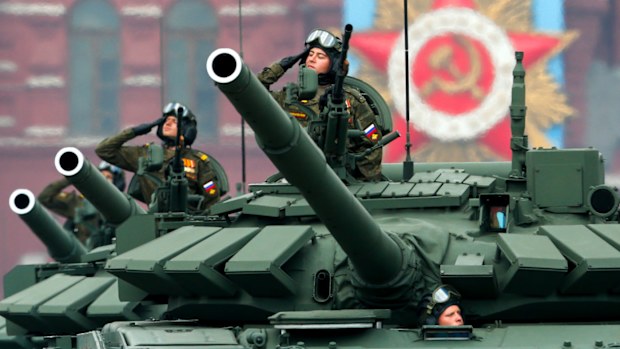 Reports that the Russians are moving military hardware some 250 kilometres from the border have raised eyebrows in Washington.