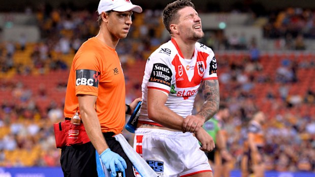 Gareth Widdop re-injures shoulder