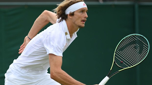 Alexander Zverev downs Tennys Sandgren.