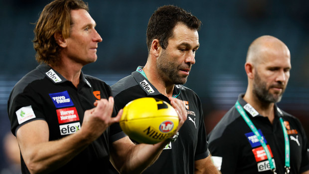 James Hird, Dean Solomon and Mark McVeigh are all likely to depart the Giants after Kingsley's appointment.