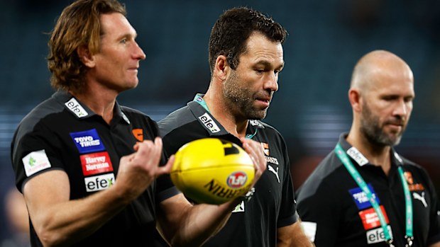 James Hird, Dean Solomon and Mark McVeigh are all likely to depart the Giants after Kingsley's appointment.