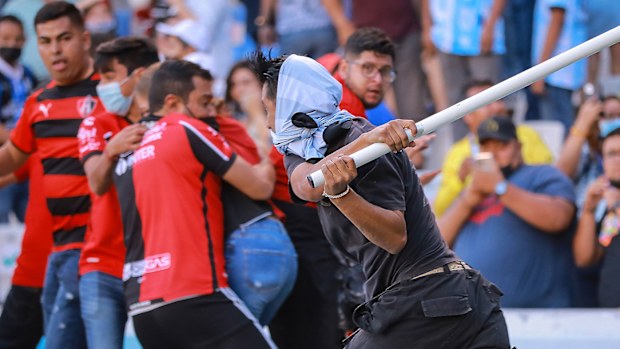 Mexican football brawl