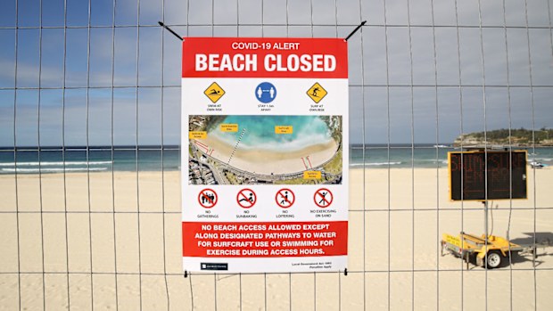 There are restrictions about when and how Bondi Beach can be used (Mark Kolbe).