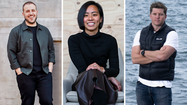 Alex Zaccaria, Kim Teo and Damien Fitzpatrick.