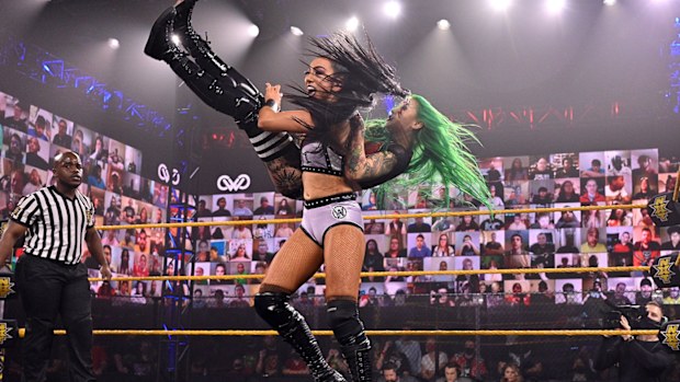 Indi Hartwell in action