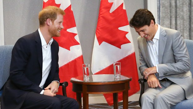 Justin Trudeau hints Canada may fund Harry and Meghan's royal transition