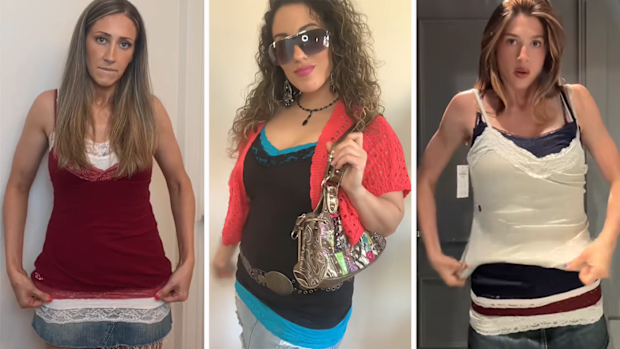 TikTok creators remember the lace camisoles of the 2000s