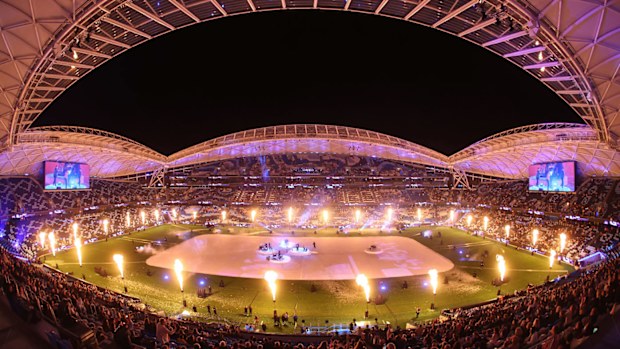 The new Allianz Stadium at Moore Park in Sydney.