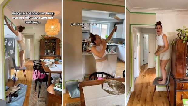 TikTok painting viral video