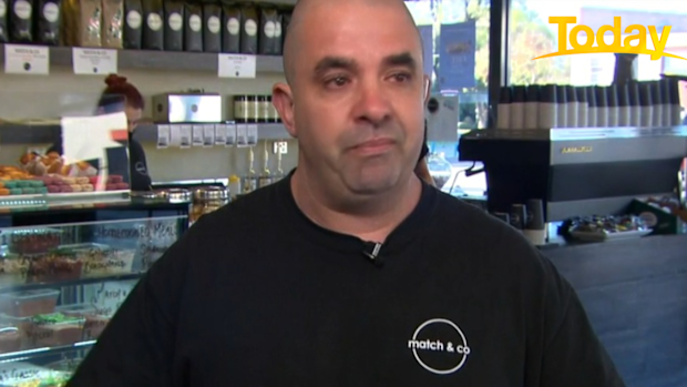 Cafe owner Adrian Rigotto teared up as he described what the last nine months have been like.