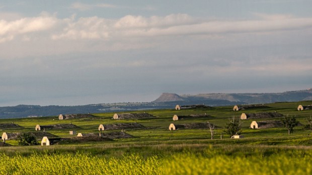 Bunkers at the Vivos facility in South Dakota.