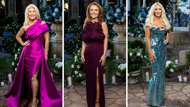 Jane, Shana and Angela on The Golden Bachelor 2025.