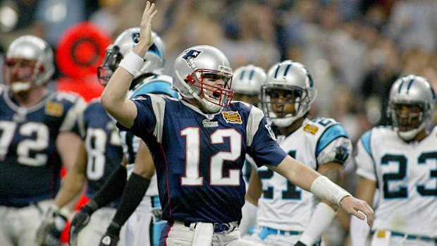 Superbowl XXXVIII: New England Patriots vs. Carolina Panthers at the Reliant Dome in Houston