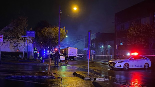 May Street, St Peters closed off due to factory fire 