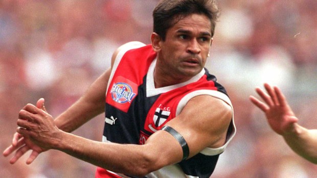 Nicky Winmar at the 1997 AFL Grand Final.