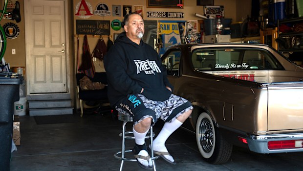 Richard Fierro at his home in Colorado Springs