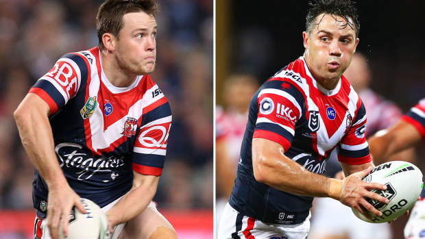 Luke Keary and Cooper Cronk