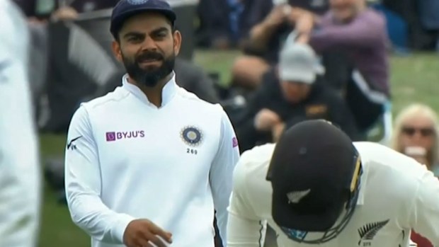 India have been accused of using a questionable tactic against New Zealand. (Twitter)