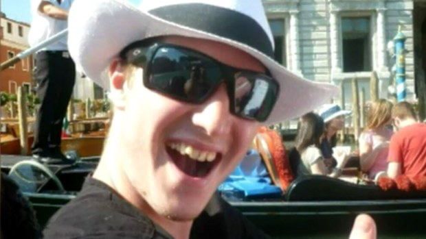 Andrew Heffernan died after hanging onto the passenger side window of a Sydney taxi.
