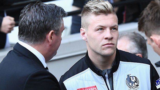 Eddie McGuire and Jordan De Goey
