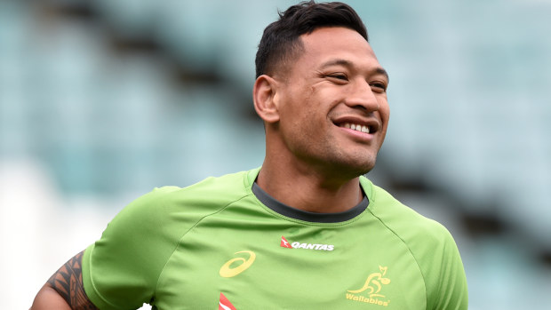 Israel Folau was sacked by Rugby Australia following a homophobic social media post.