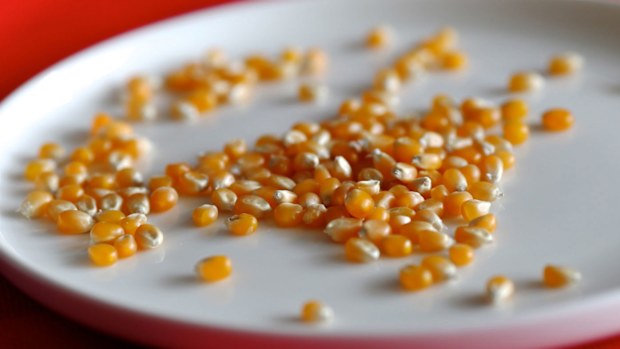 An English firefighter nearly died as a result of a popcorn husk in his teeth.