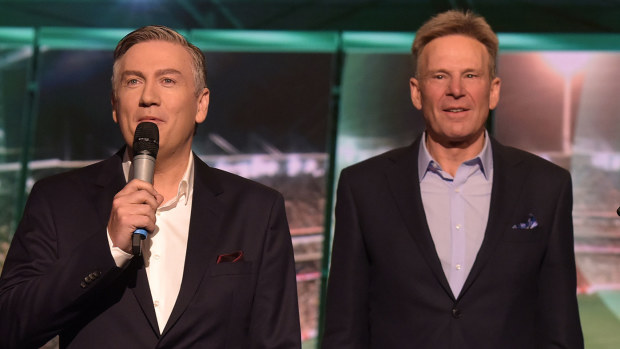 Eddie McGuire (left) and Sam Newman will also be part of The Grand Final Footy Show.