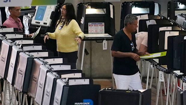 Early voting has already begun in many states, including Florida.