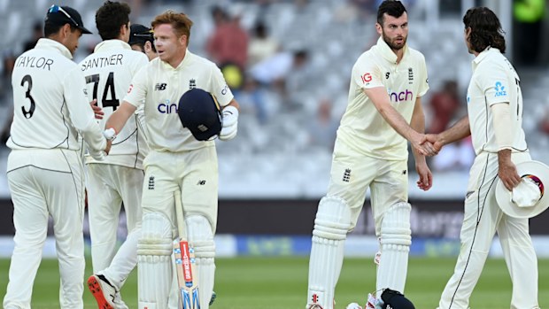 England and New Zealand play out a draw.