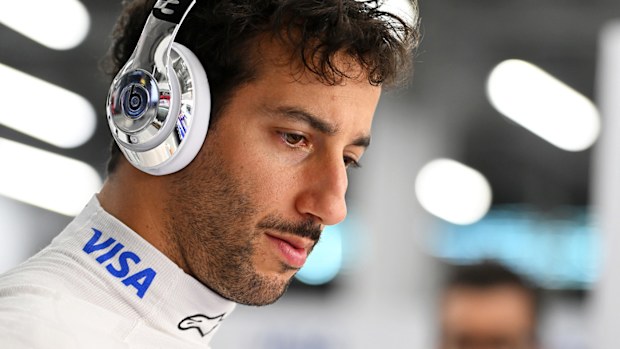 Daniel Ricciardo of Australia and Visa Cash App RB prepares to drive in the garage prior to the F1 Grand Prix of Saudi Arabia at Jeddah Corniche Circuit on March 09, 2024 in Jeddah, Saudi Arabia. (Photo by Rudy Carezzevoli/Getty Images)