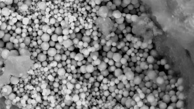 The Bennu samples revealed magnetite (iron oxide) crystals less than 1 micrometer in size. 