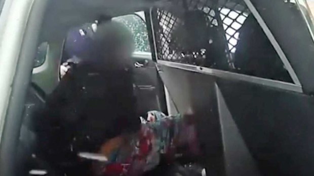 Police handcuffed and pepper-sprayed a nine-year-old girl in Rochester, New York.