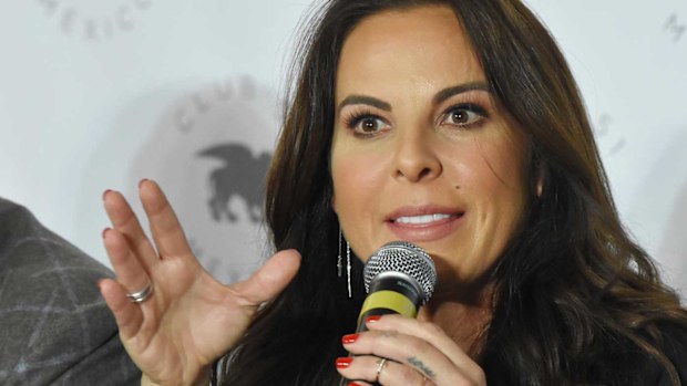 Mexican soap opera actress Kate Del Castillo.