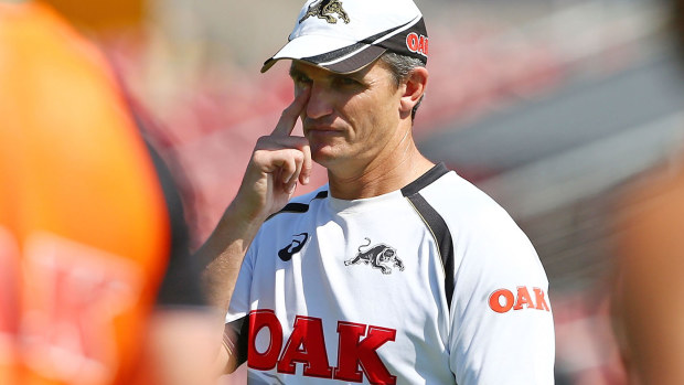 Ivan Cleary at Panthers training
