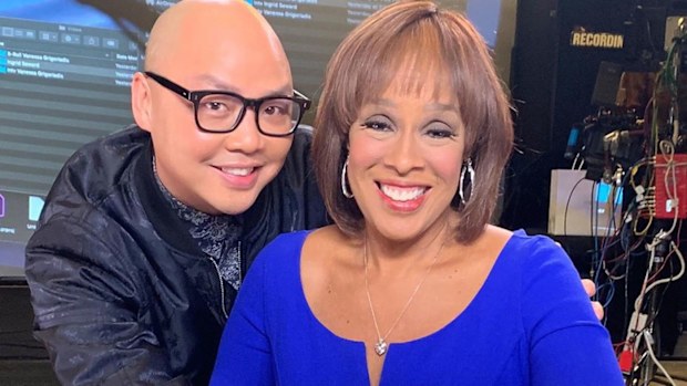 Daniel Martin and Gayle King