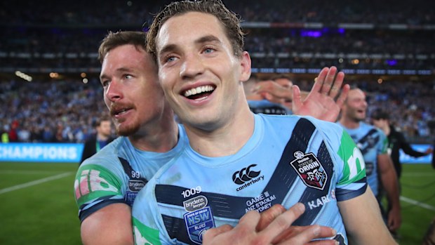 Cameron Murray stars for the Blues in the Origin decider