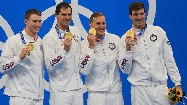 Caeleb Dressel, Team USA men's medley relay team