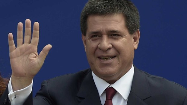 President Cartes will cut corrupt public servants hands off. (Getty)
