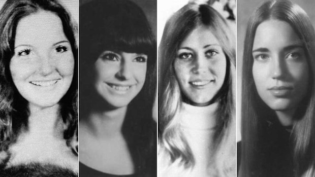 Just some of Ted Bundy's victims: Melissa Smith, Janice Ott, Denise Naslund and Roberta 'Kathy' Parks.