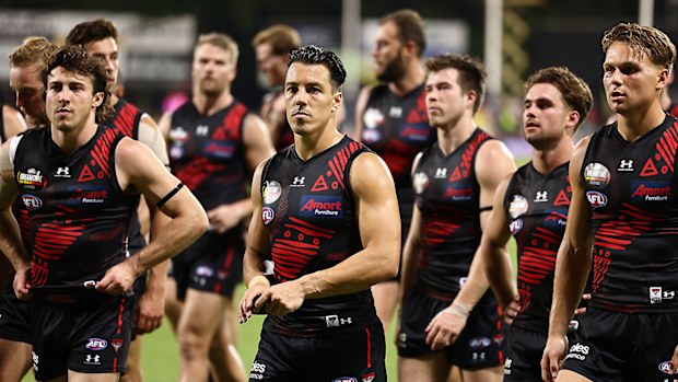 Dylan Shiel, Andrew McGrath, Zach Merrett, Essendon Bombers