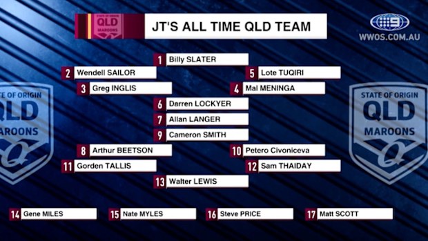 Thurston's QLD team
