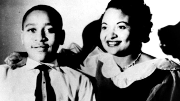 Mamie Till Mobley and her son, Emmett Till, whose lynching in 1955 became a catalyst for the civil rights movement. (AP)