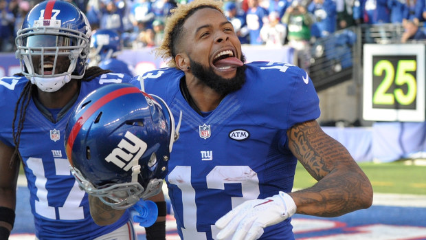 Odell Beckham Jr with the Giants